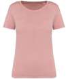 NS316 Native Spirit Ladies Faded T-Shirt Washed Petal Rose colour image